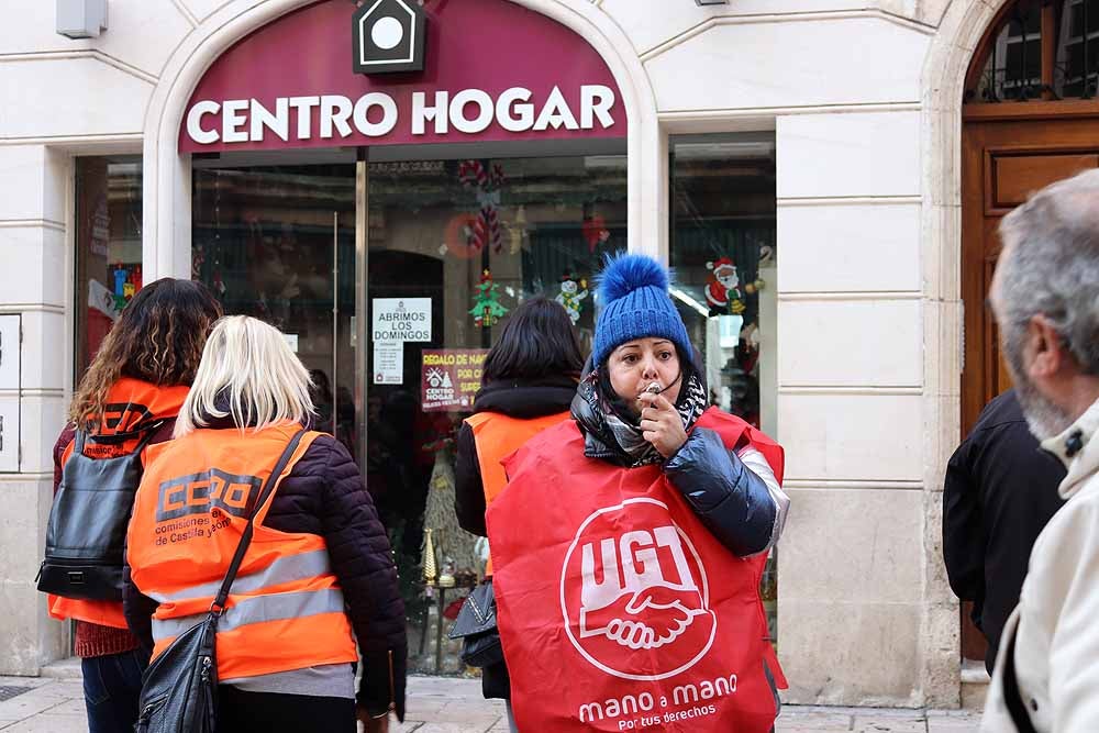 Fotos: Huelga en el comercio de Burgos