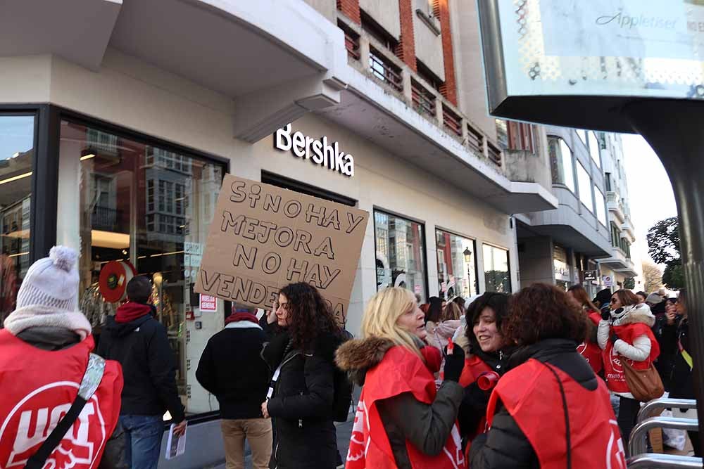 Fotos: Huelga en el comercio de Burgos