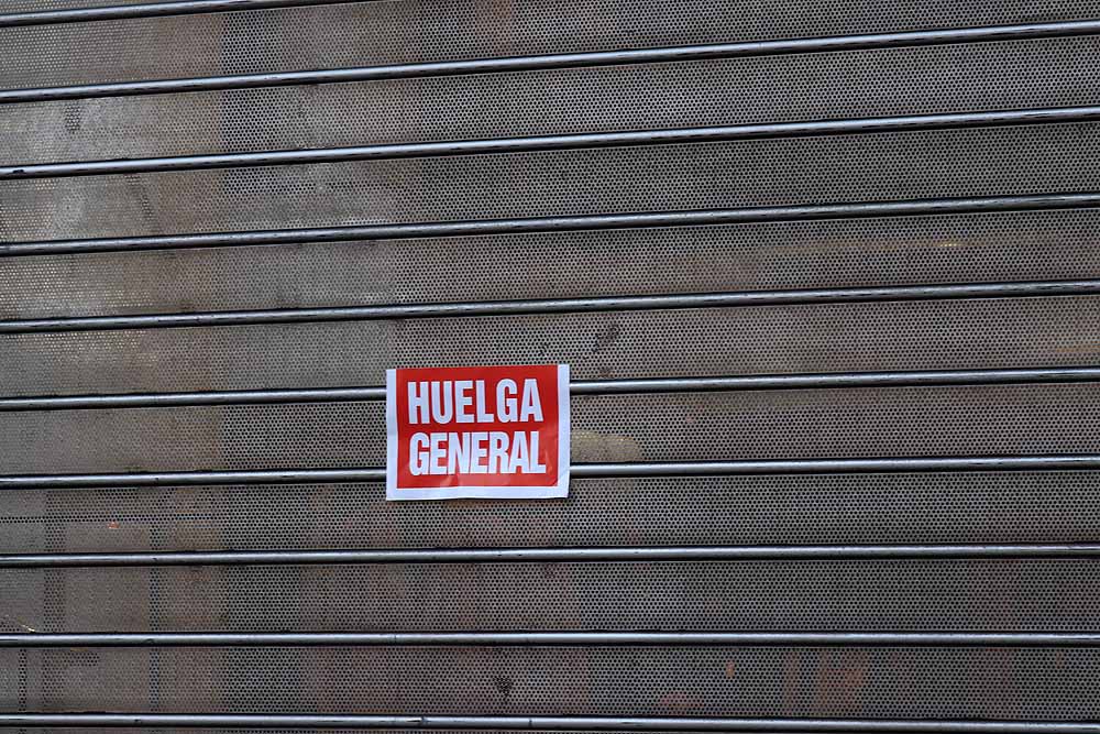 Fotos: Huelga en el comercio de Burgos