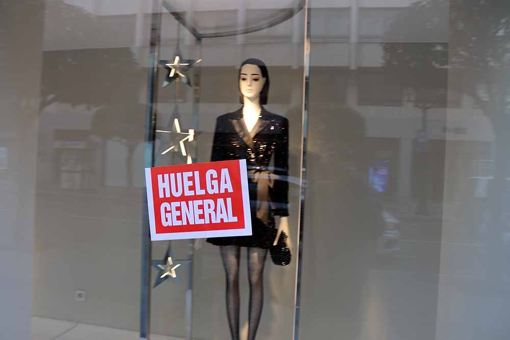 Fotos: Huelga en el comercio de Burgos