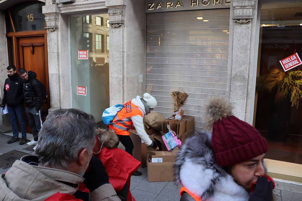 Fotos: Huelga en el comercio de Burgos