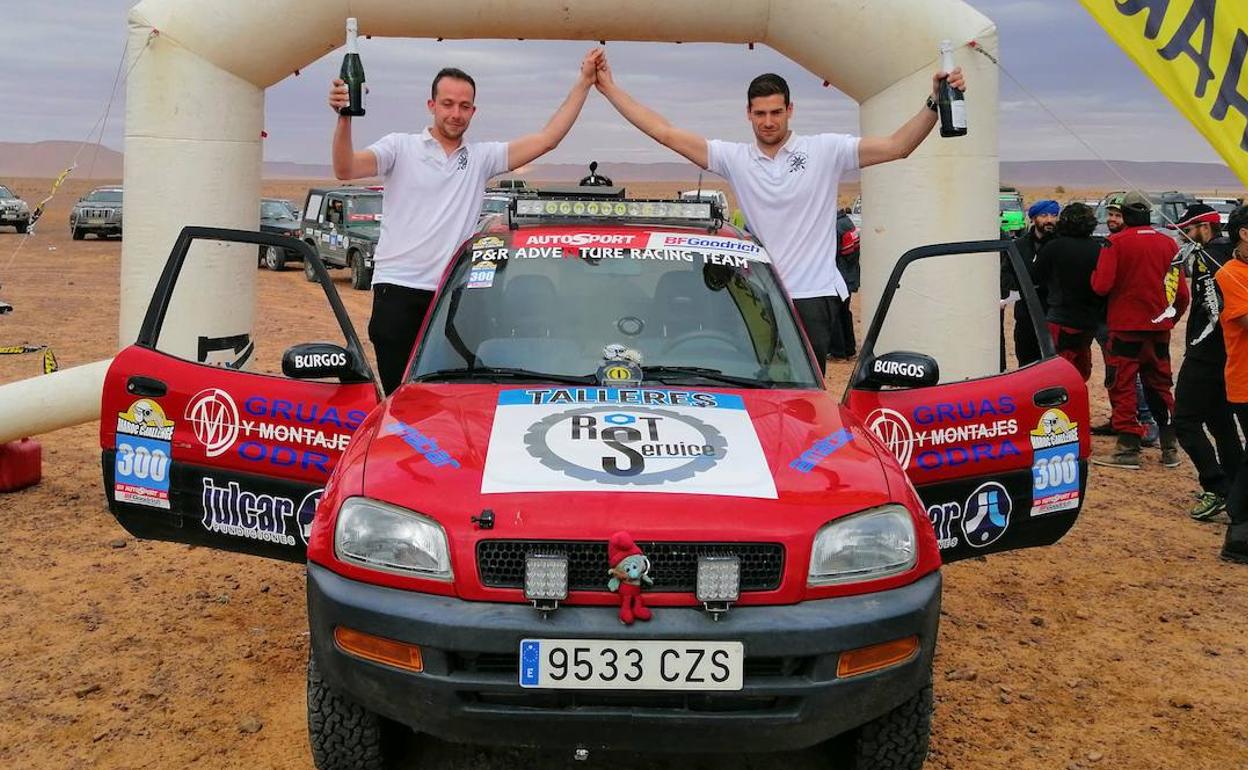 José Rodríguez y Eduardo Peña, tras la conclusión del campeonato.