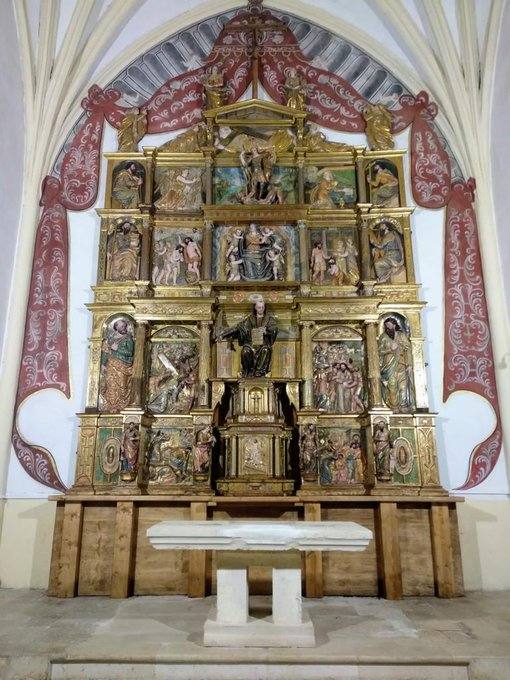 Retablo de Juan de Esparza en Quintanilla de Riofresno.