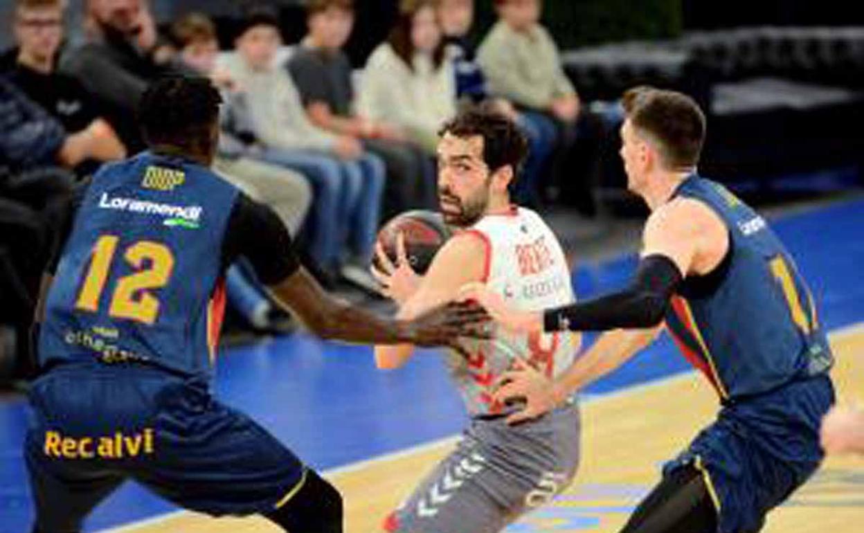 Vítor Benite durante el partido frente al Baskonia. 