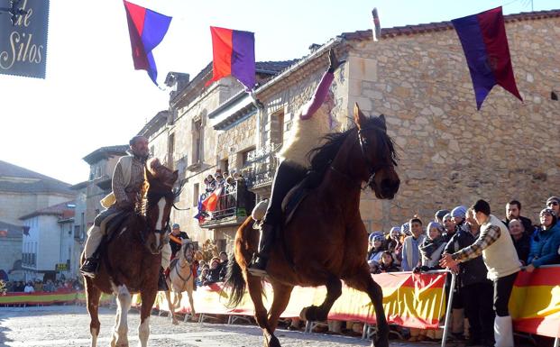 La carrera de Las Crestas en la fiesta de Los Jefes de Silos. 