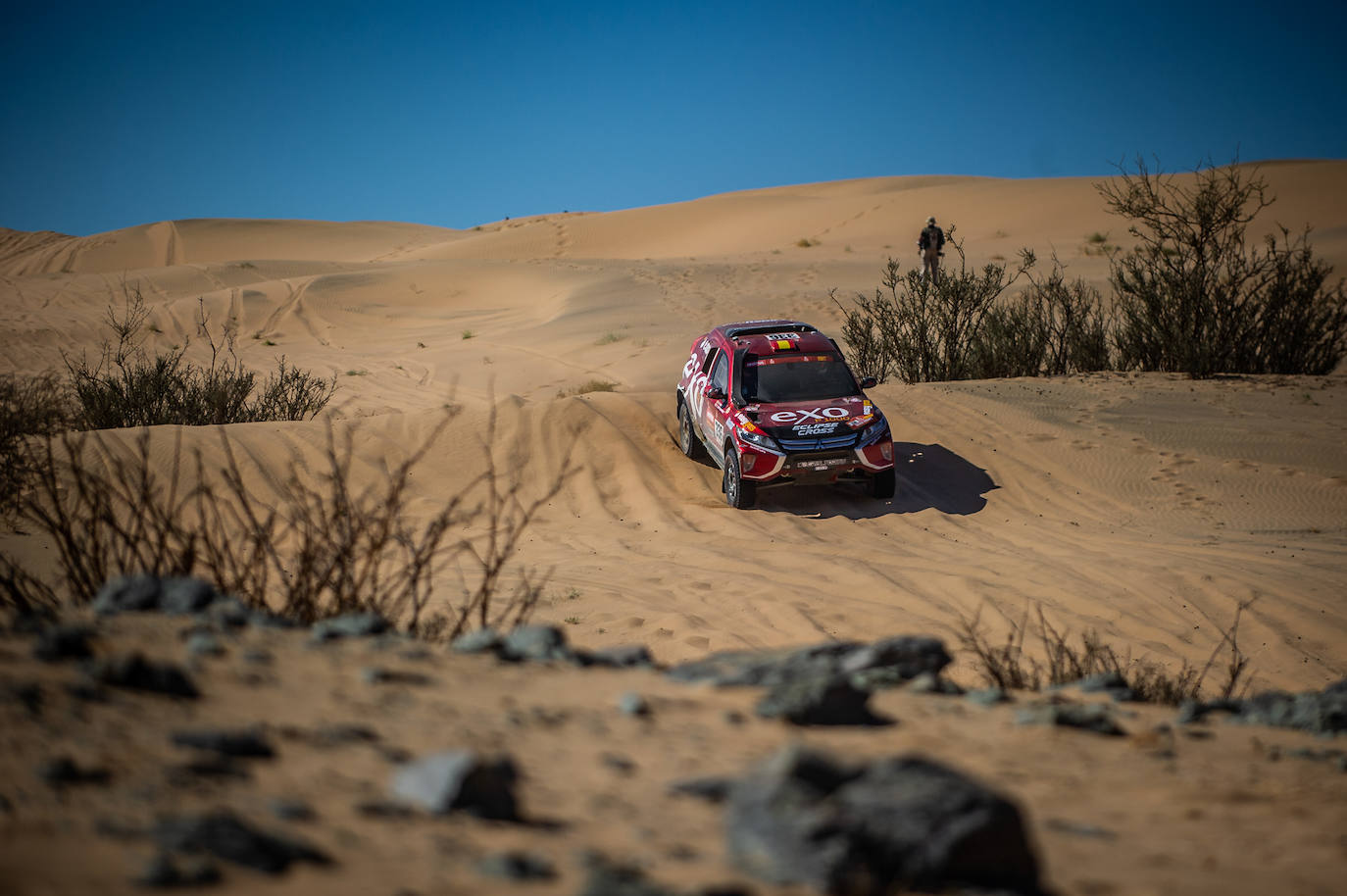 La piloto burgalesa ha concluido su cuarto rally consecutivo.