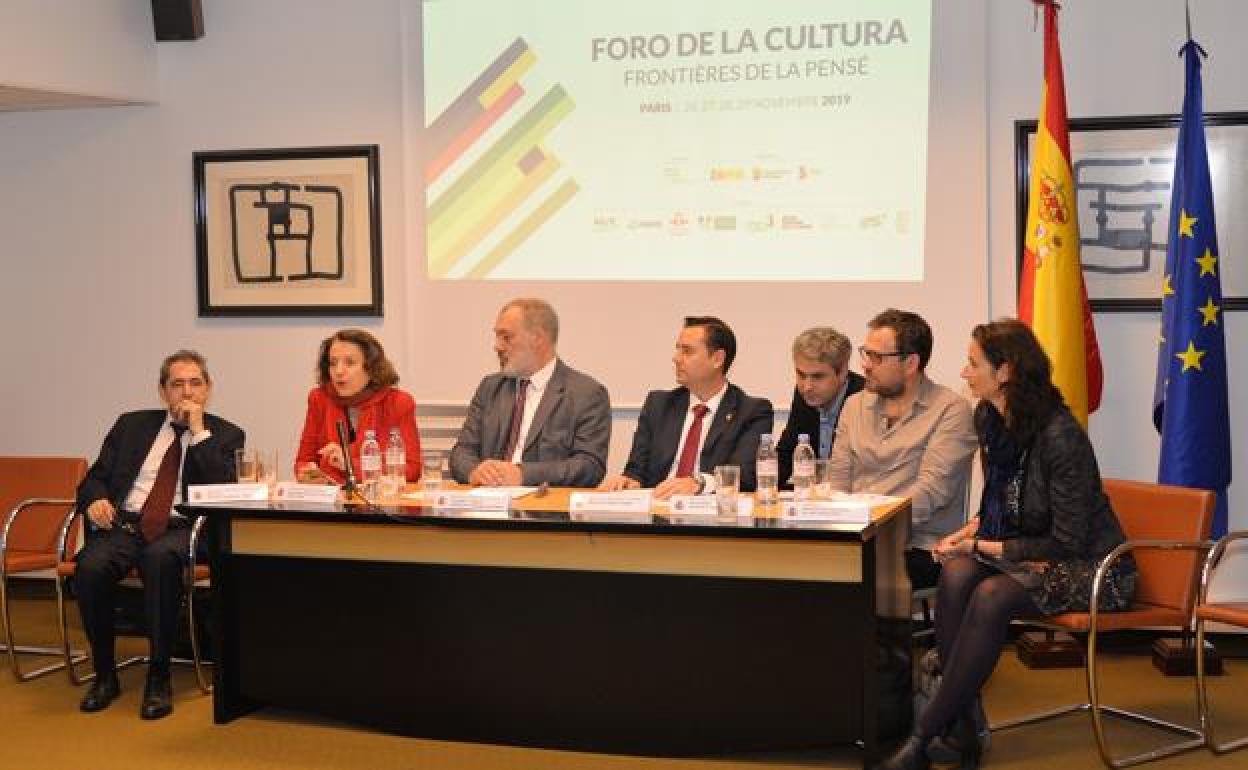 Imagen de la presentación en París del Foro de la Cultura 2019. 