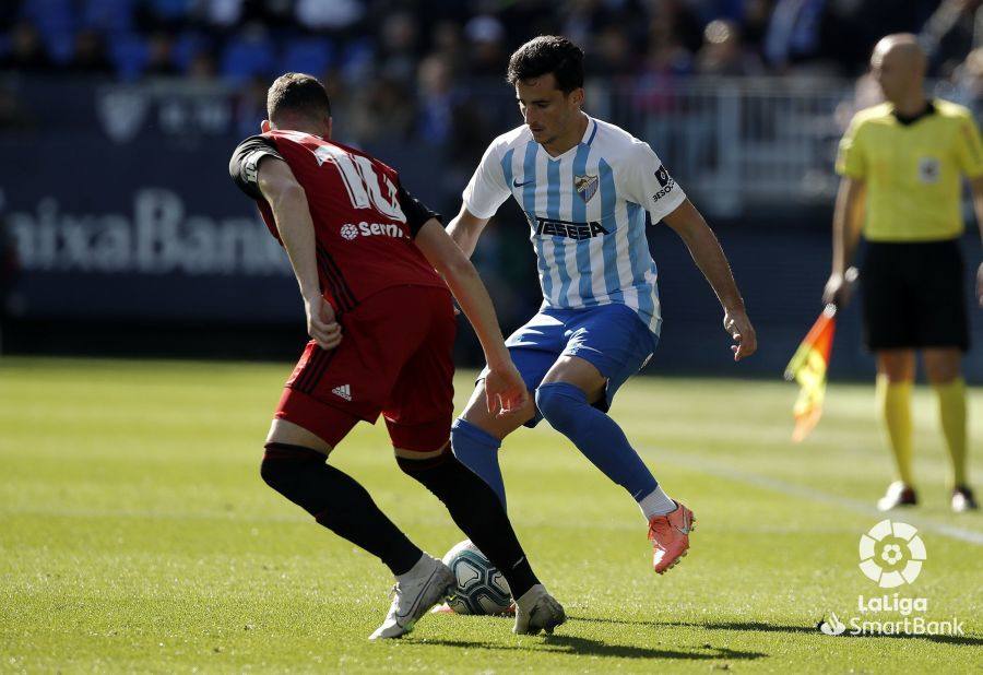 Andaluces y burgaleses empataron a dos en La Rosaleda.