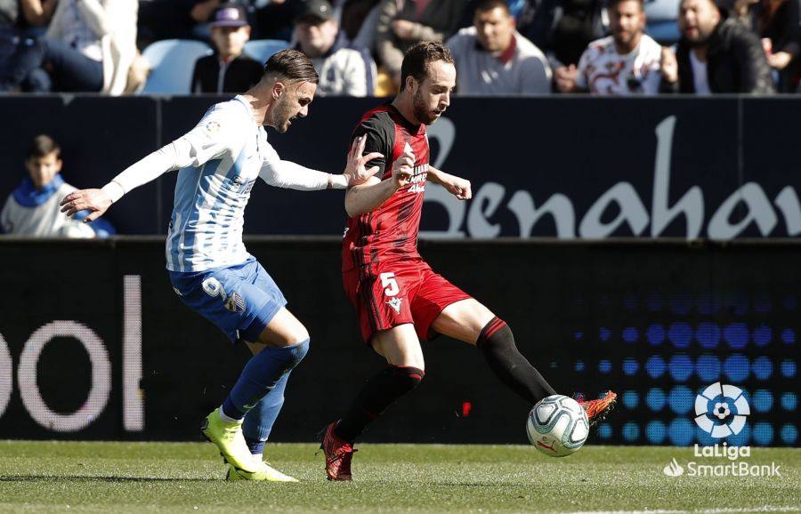 Andaluces y burgaleses empataron a dos en La Rosaleda.