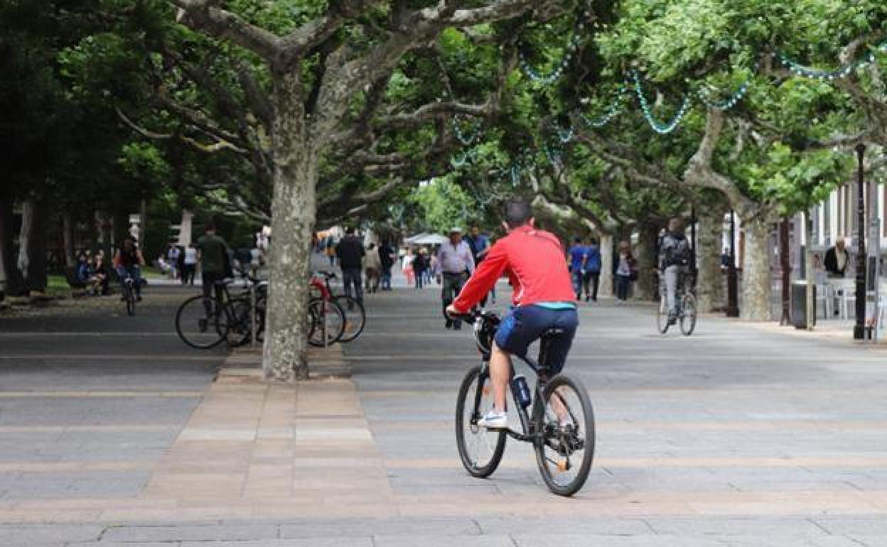 Imagen de archivo de una bicicleta