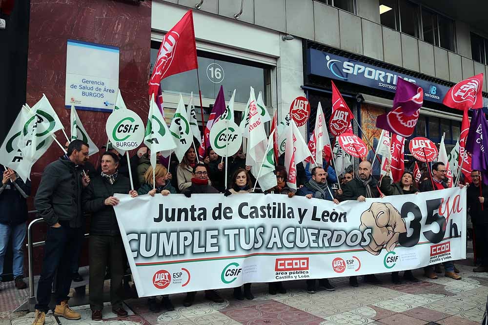 Fotos: Movilización de empleados públicos para reivindicar sus derechos