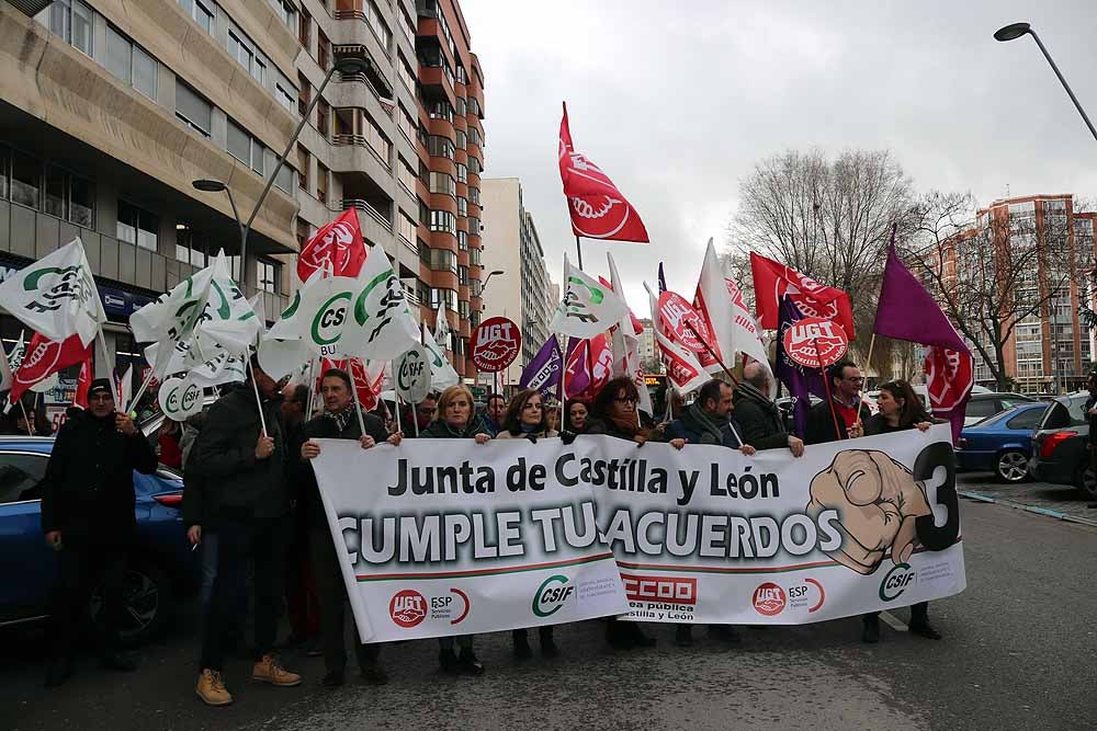 Fotos: Movilización de empleados públicos para reivindicar sus derechos