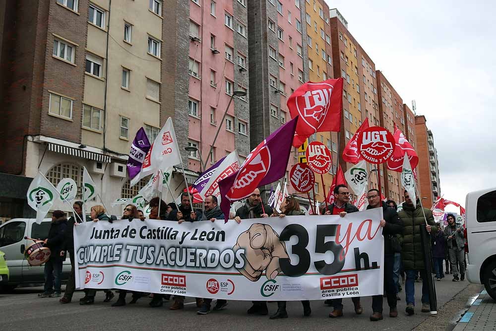 Fotos: Movilización de empleados públicos para reivindicar sus derechos