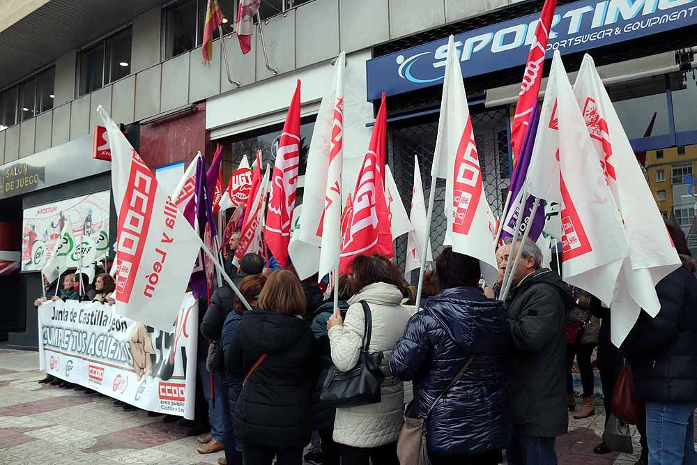 Fotos: Movilización de empleados públicos para reivindicar sus derechos