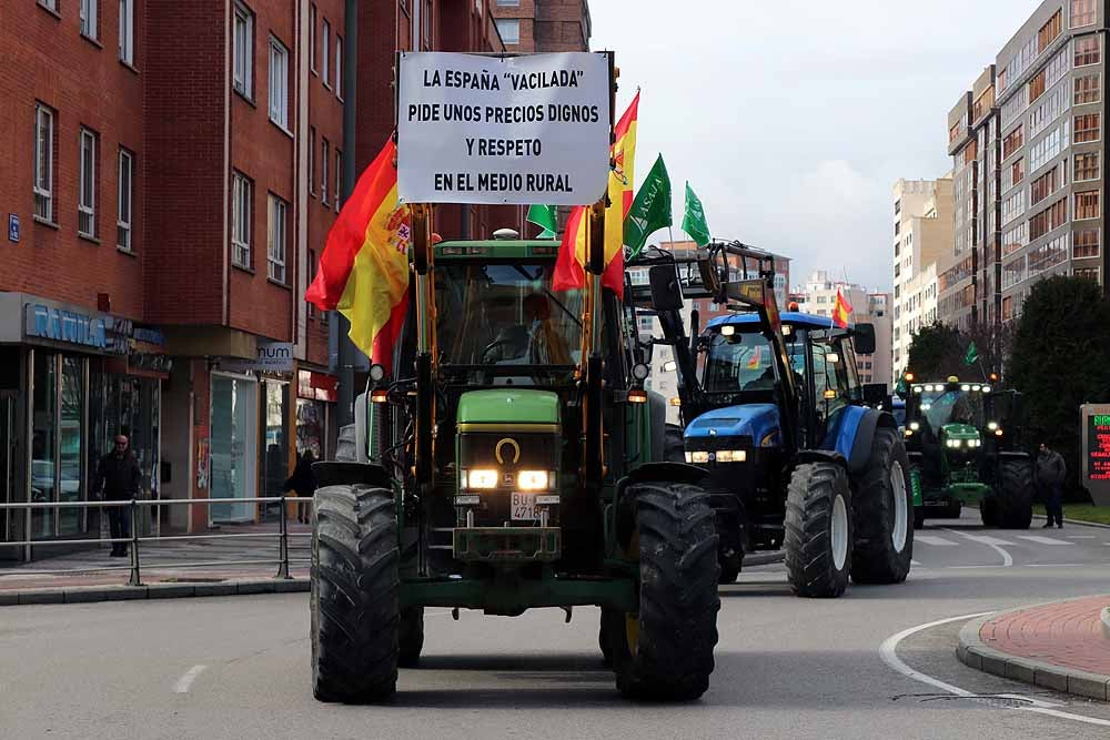 Fotos: Más de 400 agricultores y ganaderos se concentran en Burgos ante la falta de «rentabilidad» de sus explotaciones