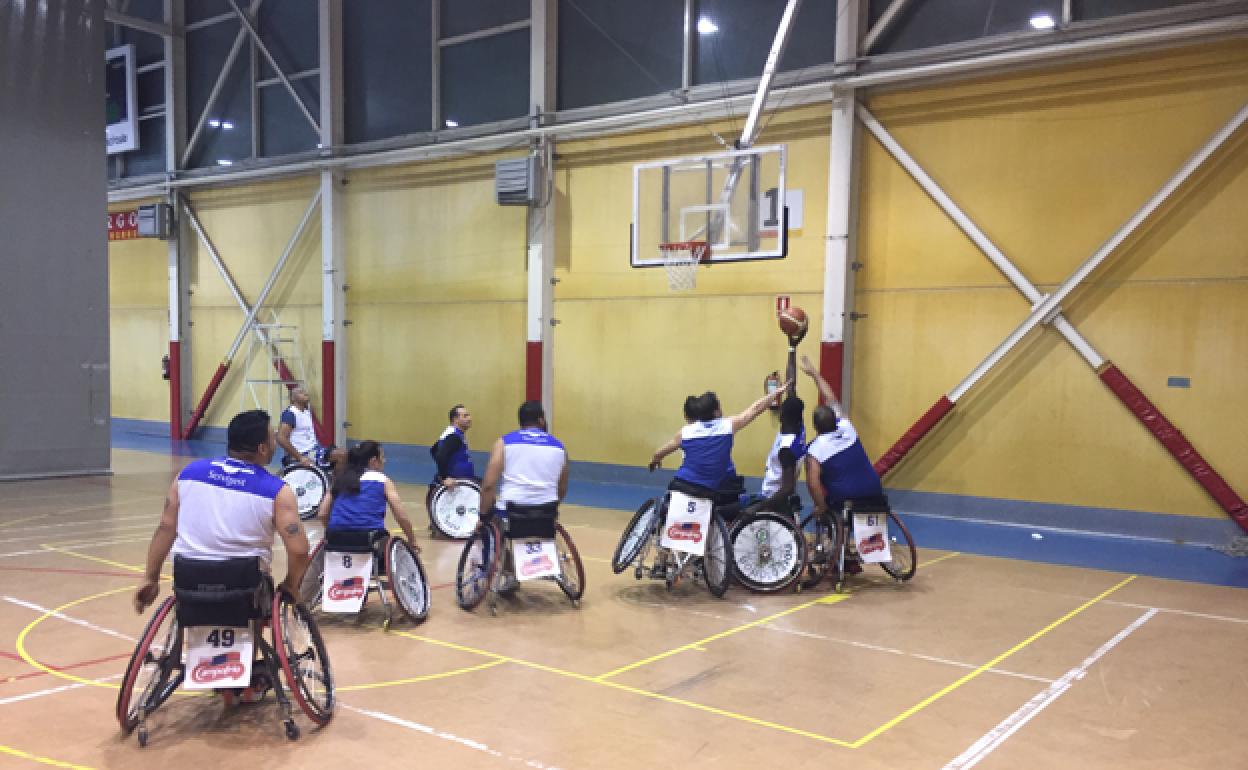 Imagen del último entrenamiento del Servigest. 