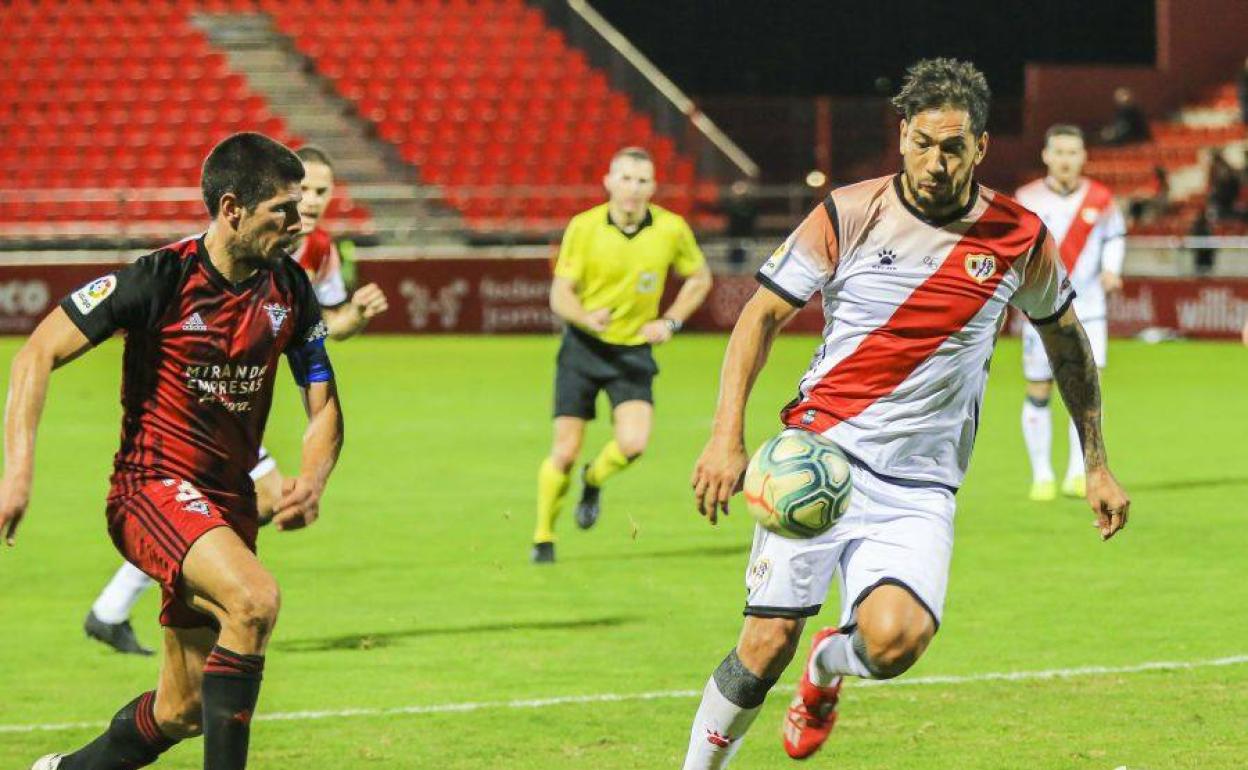 Imagen del partido frente al Rayo vallecano del pasado fin de semana. 