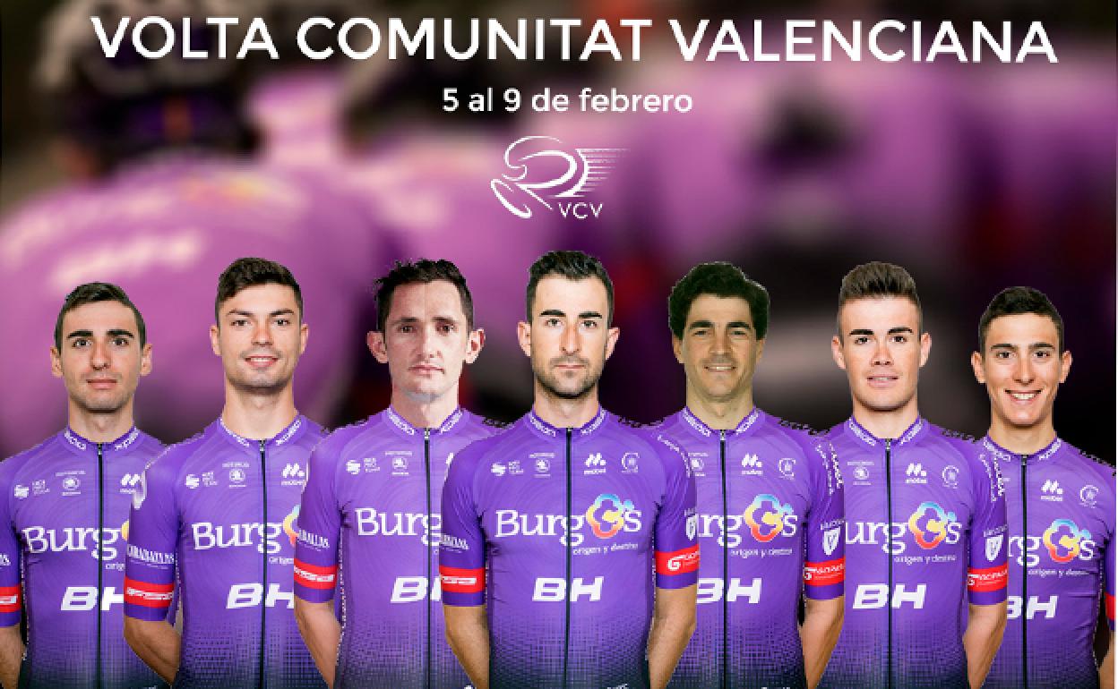 De izda. a dcha. O. Cabedo, J. Sureda, W. Smith, D. Rubio, J. Cubero, I. Cantón y M. Peñalver 