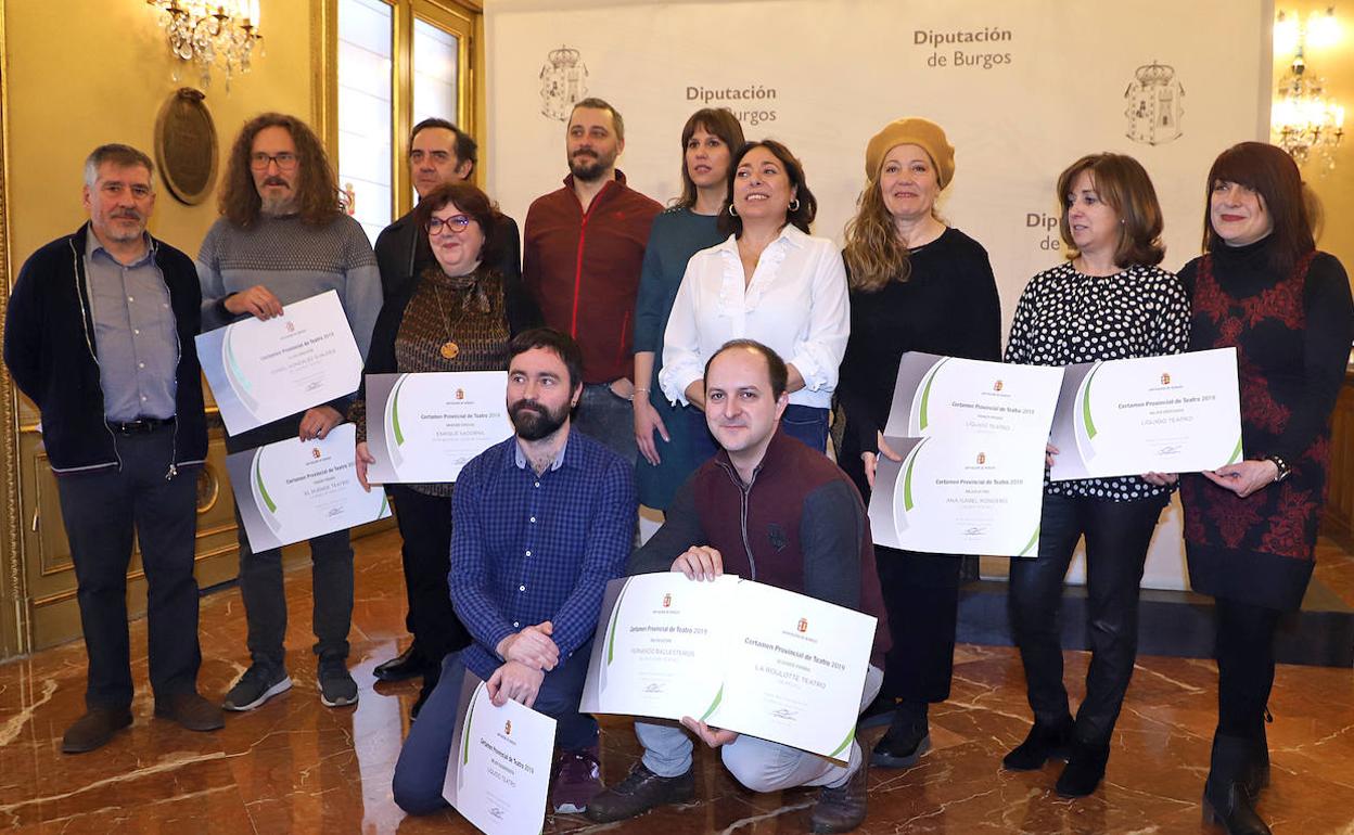 Vencedores del Certamen Provincial de Teatro 2019.