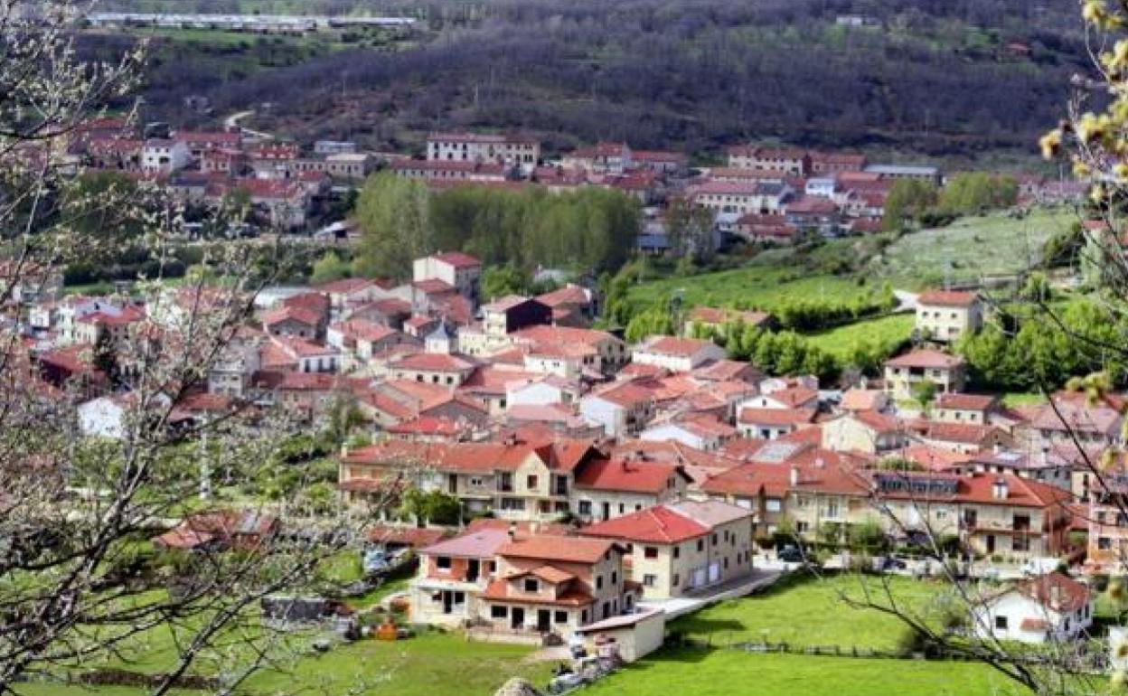 Vista de Palacios de la Sierra. 