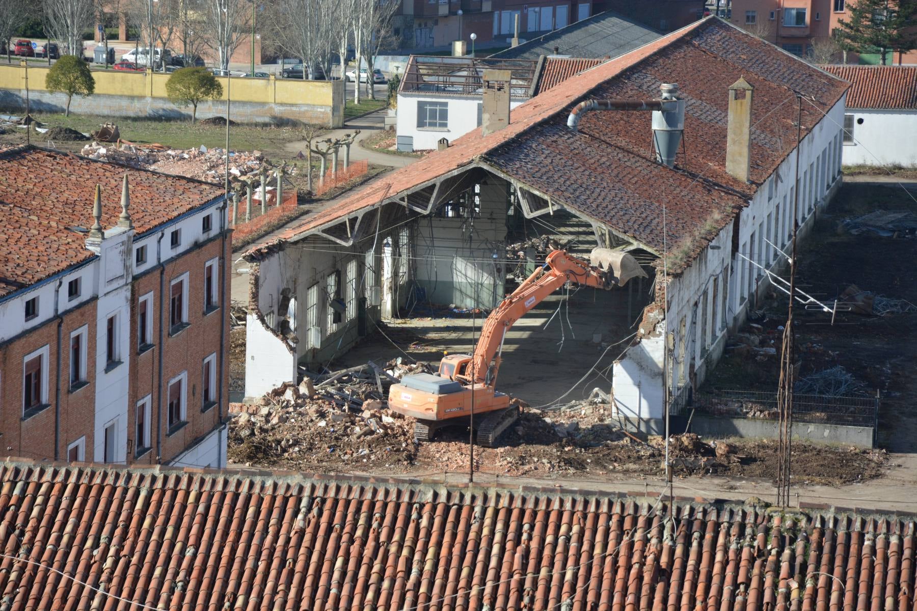 El antiguo Parque de Artillería, que actualmente está siendo derribado para dejar sitio a 337 viviendas, estuvo operativo durante más de 45 años. 