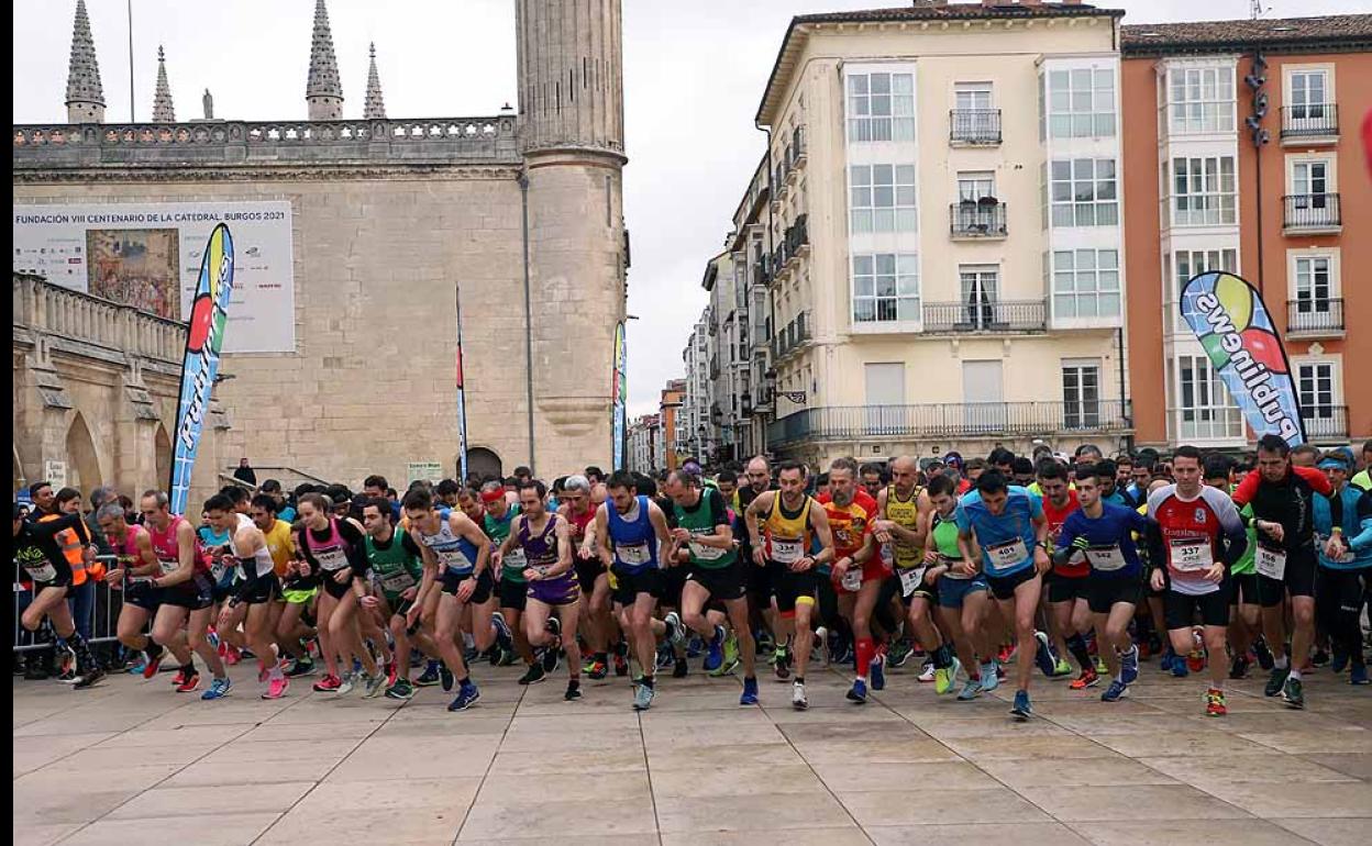 Febrero en Burgos, correr el Cross de San Lesmes es para valientes