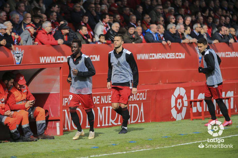 Fotos: Imágenes del partido de liga entre el Mirandés y el Albacete