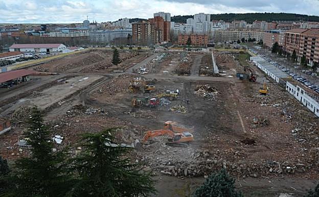 Ultiman la demolición del Parque de Artillería, del que apenas quedan escombros