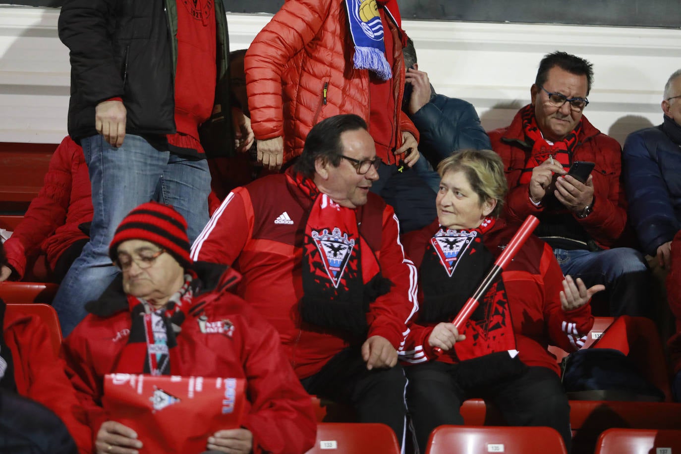 Fotos: Anduva vibra con su equipo a pesar de la derrota