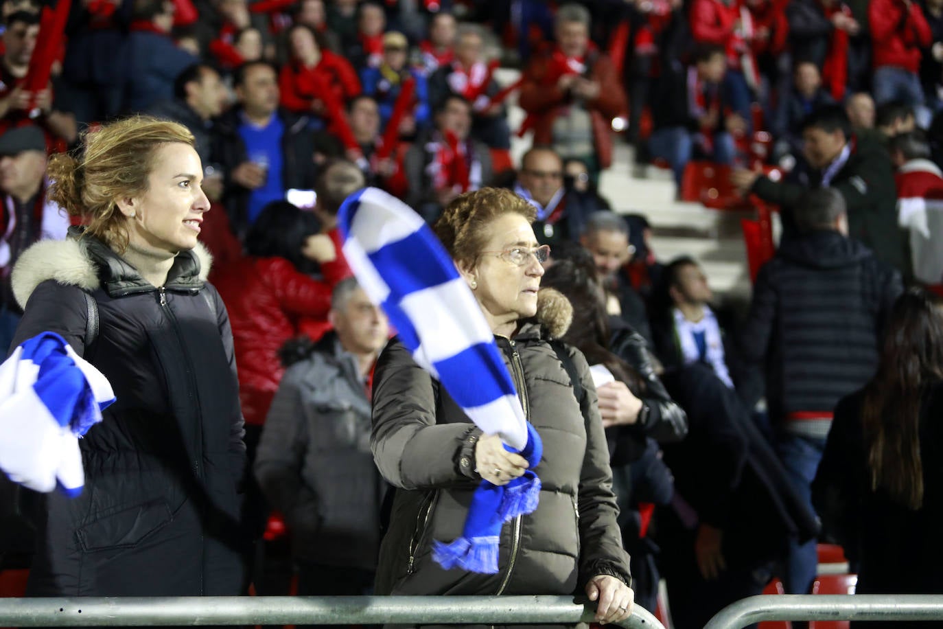 Fotos: Anduva vibra con su equipo a pesar de la derrota