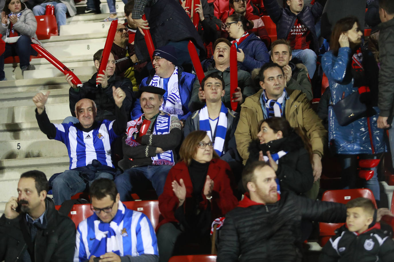Fotos: Anduva vibra con su equipo a pesar de la derrota