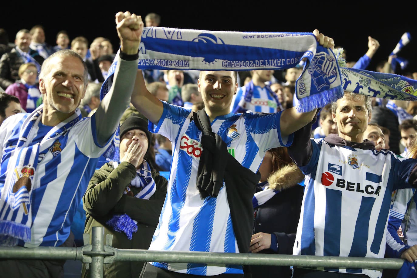 Fotos: Anduva vibra con su equipo a pesar de la derrota