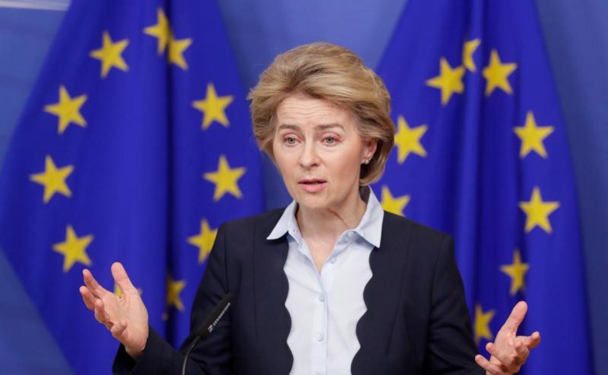 Ursula von der Leyen, presidenta de la Comisión Europea 