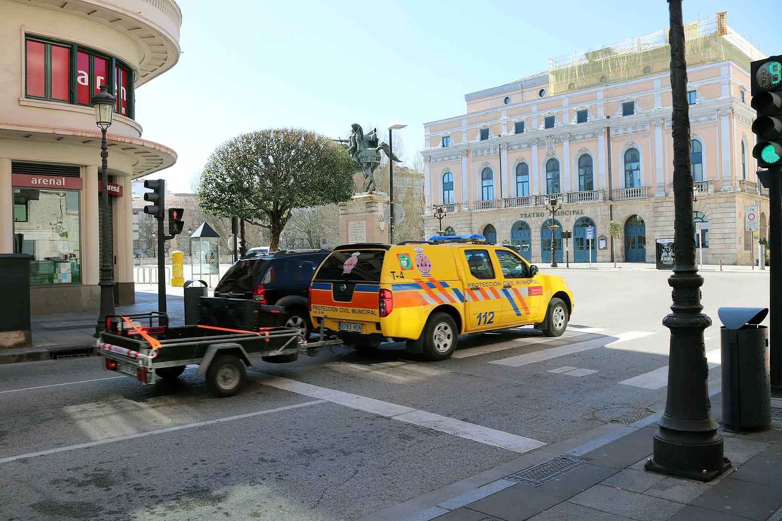 Fotos: Burgos, vacía ante el estado de Alarma Sanitaria por el coronavirus