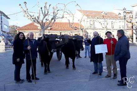 La escultura del burgalés Humberto Abad se instaló en una plaza madrileña durante los actos que se celebraron para ensalzar la actividad selvicultora y la ordenación de los bosques