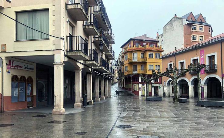 Aranda vacía en el primer día laborable desde que se decretara estado de alarma por el coronavirus