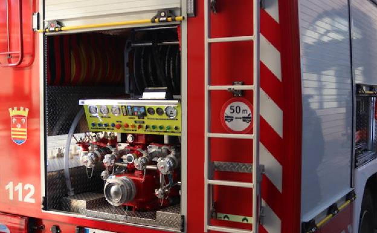 Imagen de archivo de un camión de bomberos. 