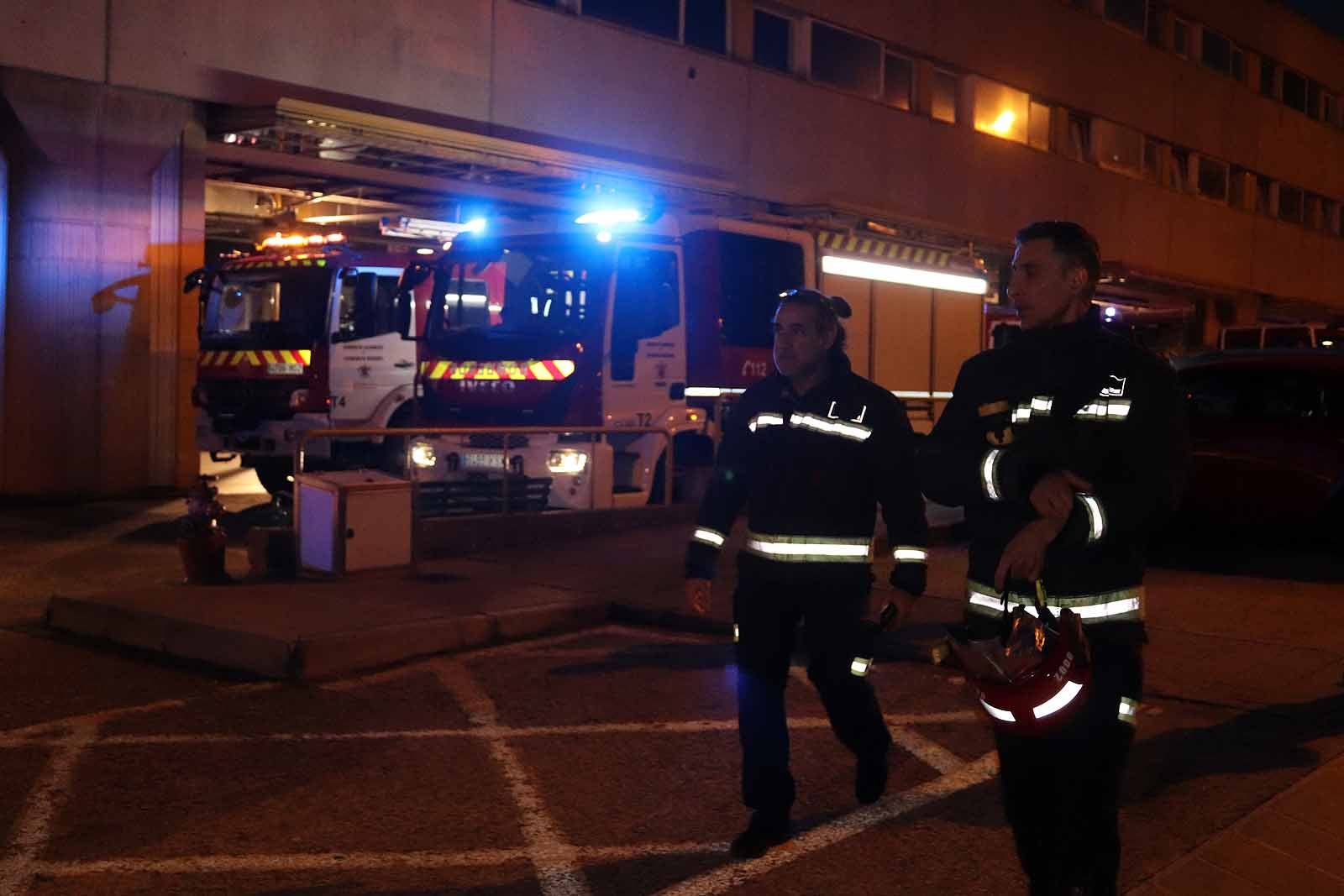 Emotivo minuto sonoro de los Bomberos de Burgos en el parque.