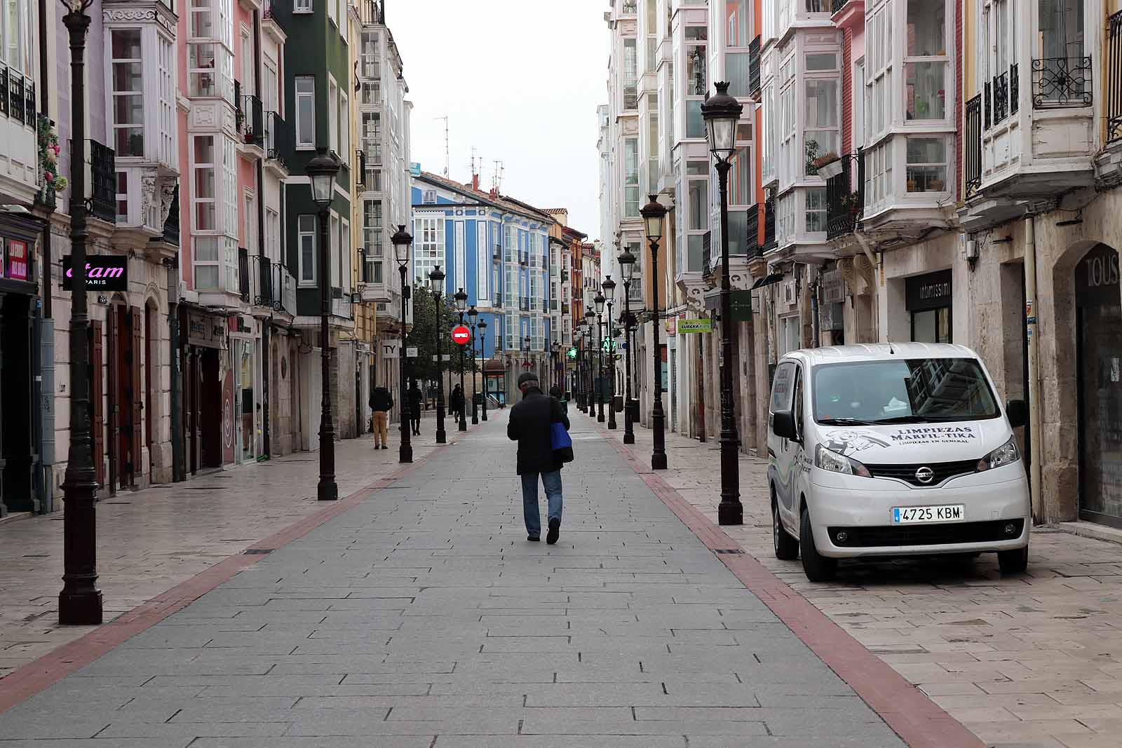 Fotos: Burgos continúa en calma en el quinto día de confinamiento obligado