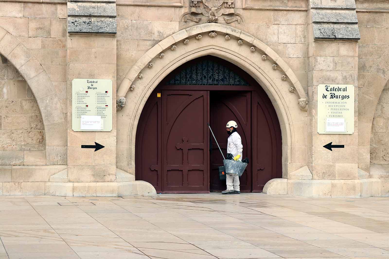 Fotos: Burgos continúa en calma en el quinto día de confinamiento obligado