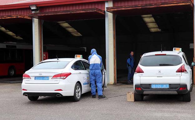 Los taxistas de Burgos estiman en un 70% las pérdidas por la crisis del coronavirus