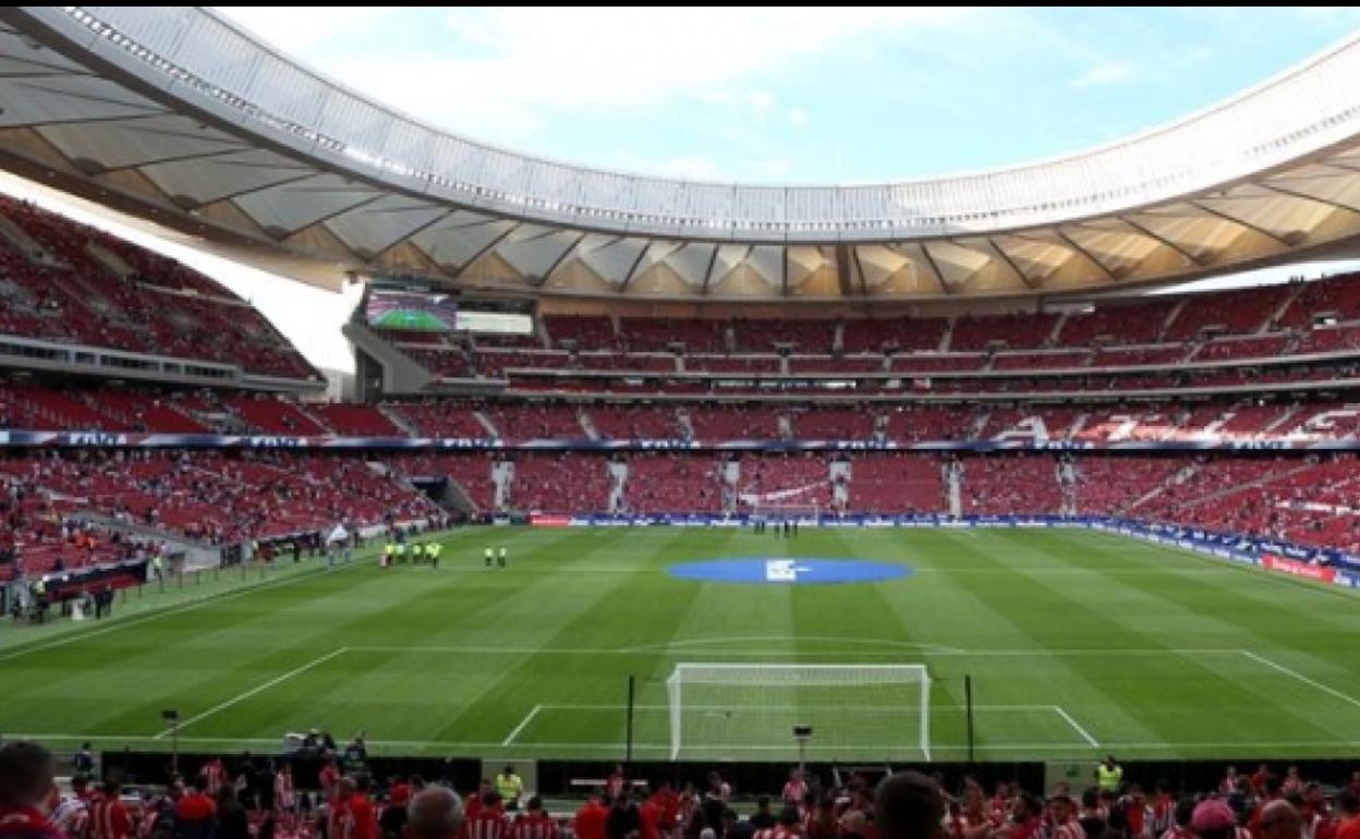 Imagen de archivo del estadio Wanda Metropolitano, sede del España-Alemania aplazado. 