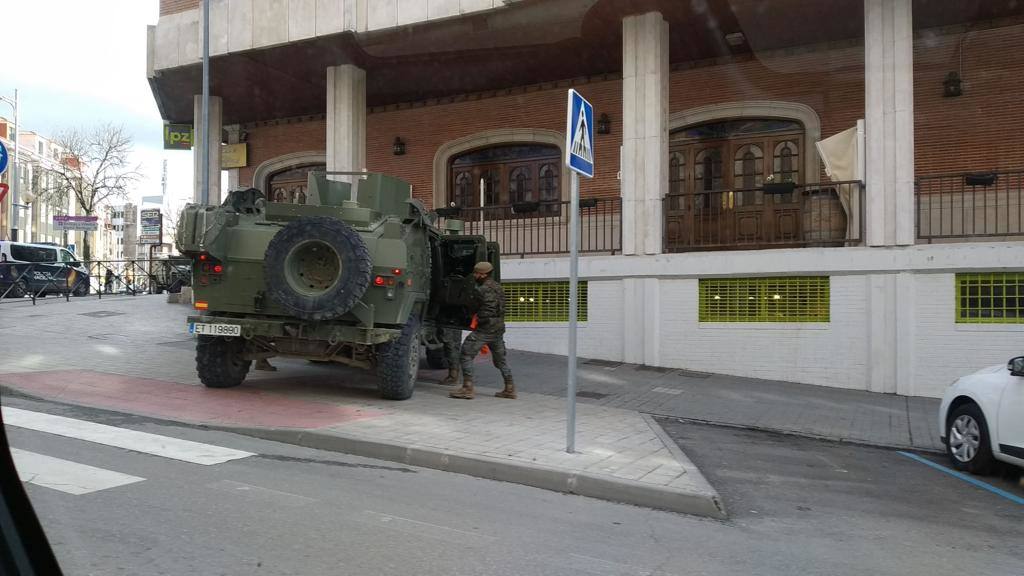 Fotos: El ejército se despliega en Aranda