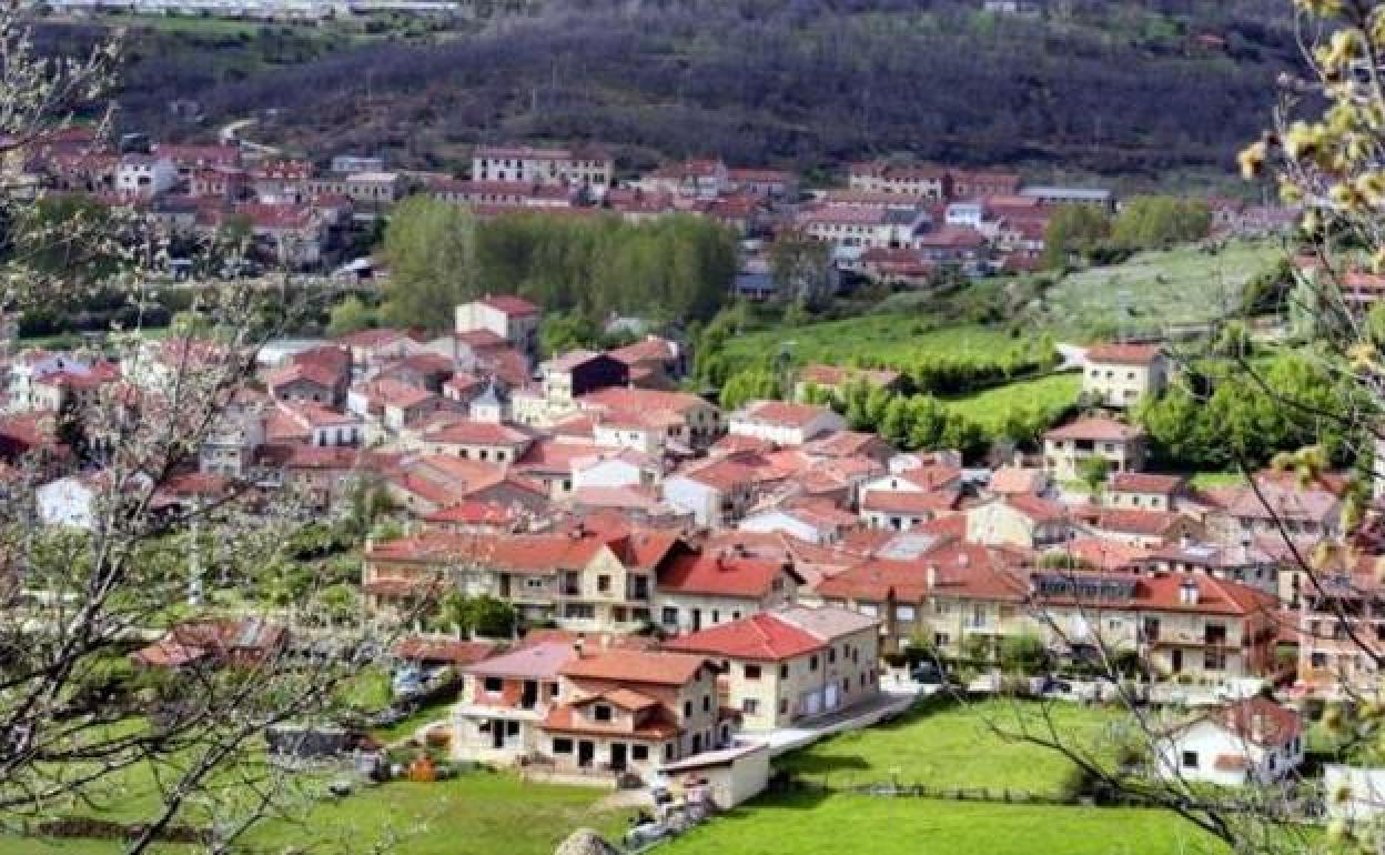 Vista de Palacios de la Sierra. 