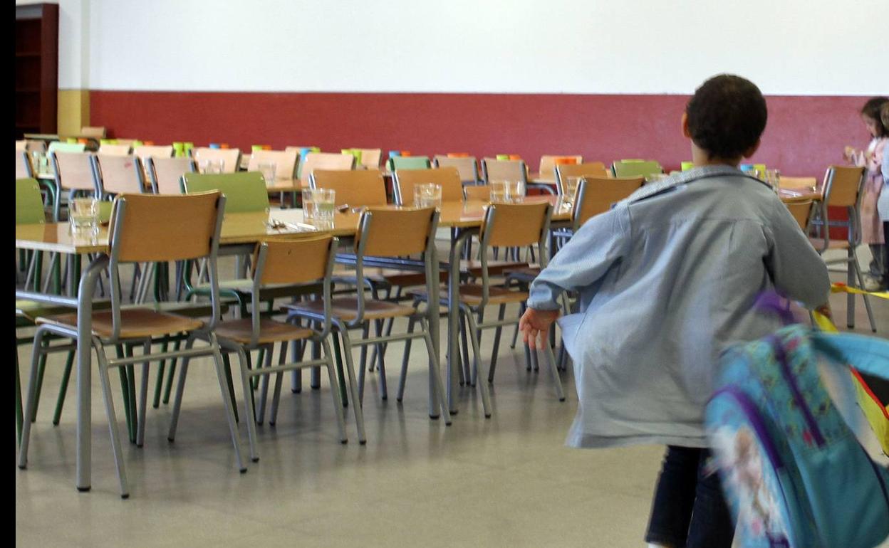 Un comedor escolar de Segovia.