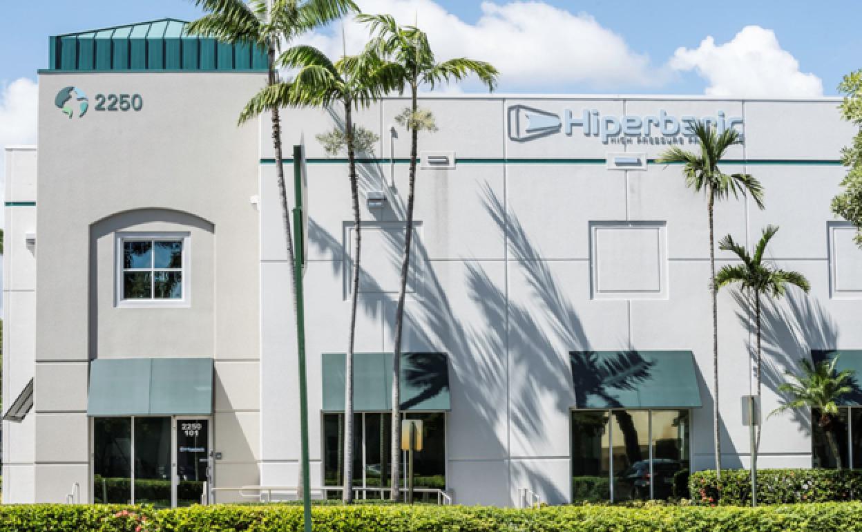 Sede de la oficina comercial de Hiperbaric en Miami. 