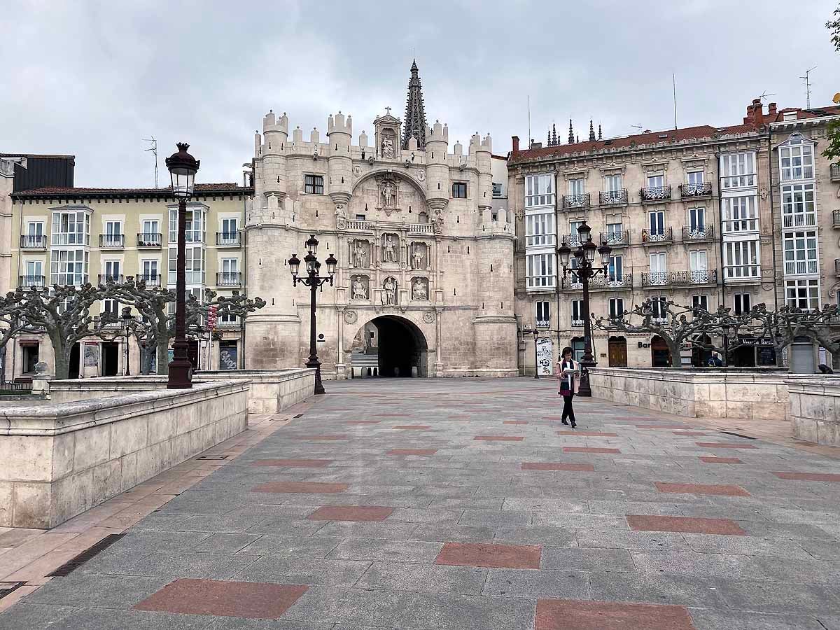 Un atípico Domingo de Pascua en Burgos.
