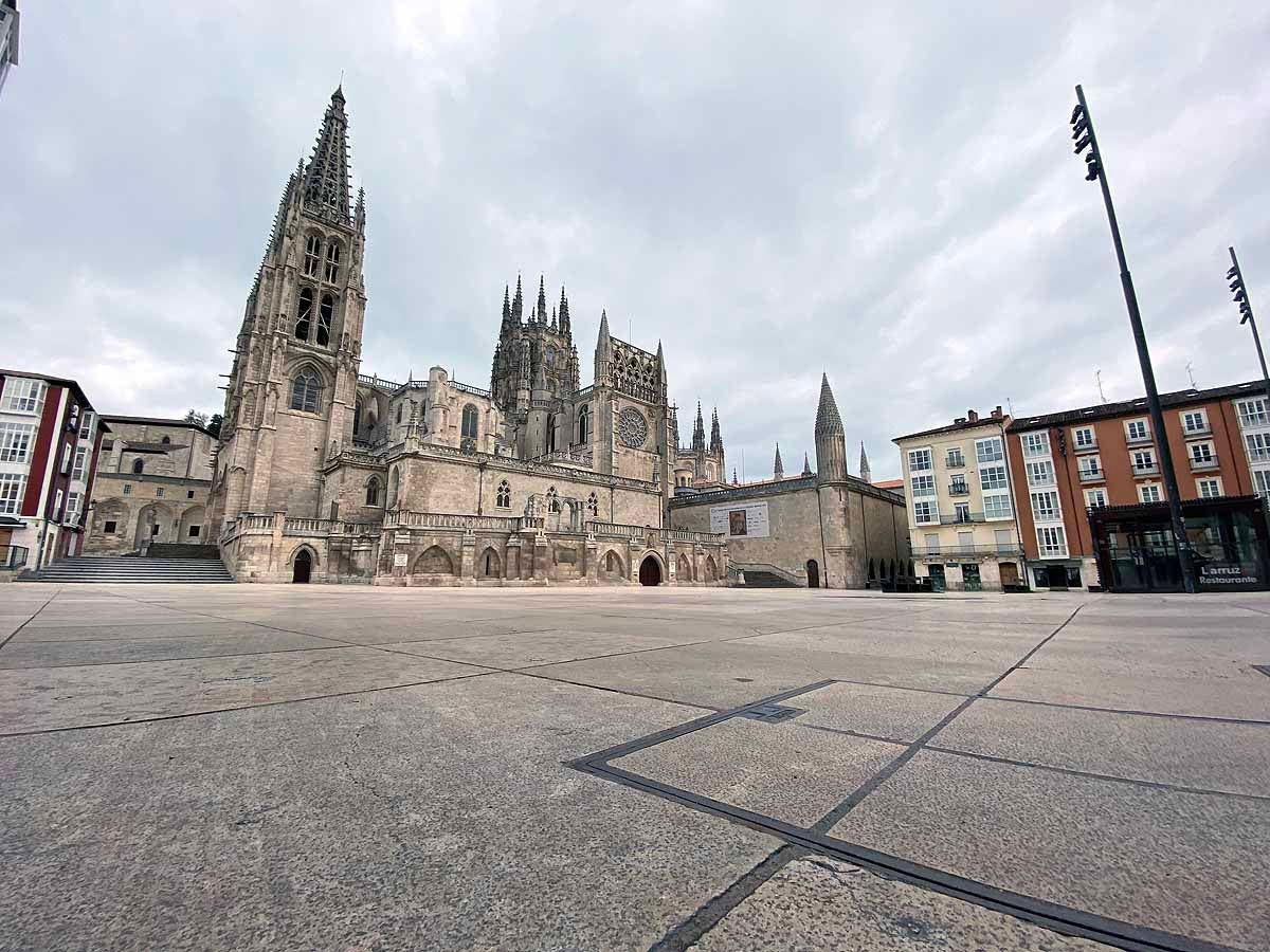 Un atípico Domingo de Pascua en Burgos.