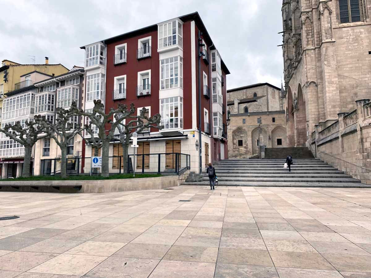 Un atípico Domingo de Pascua en Burgos.