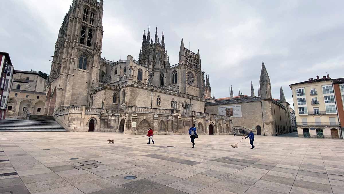 Un atípico Domingo de Pascua en Burgos.